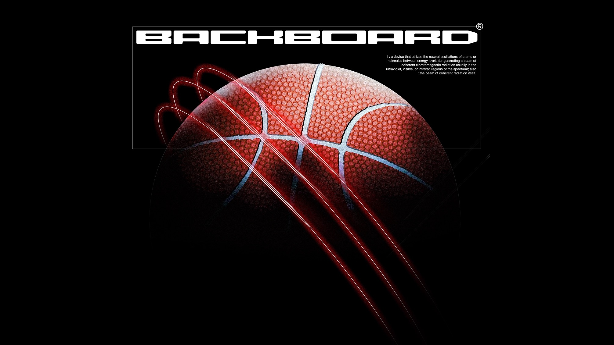Backboard basketball apparel — t-shirt graphic design by Liam Robert