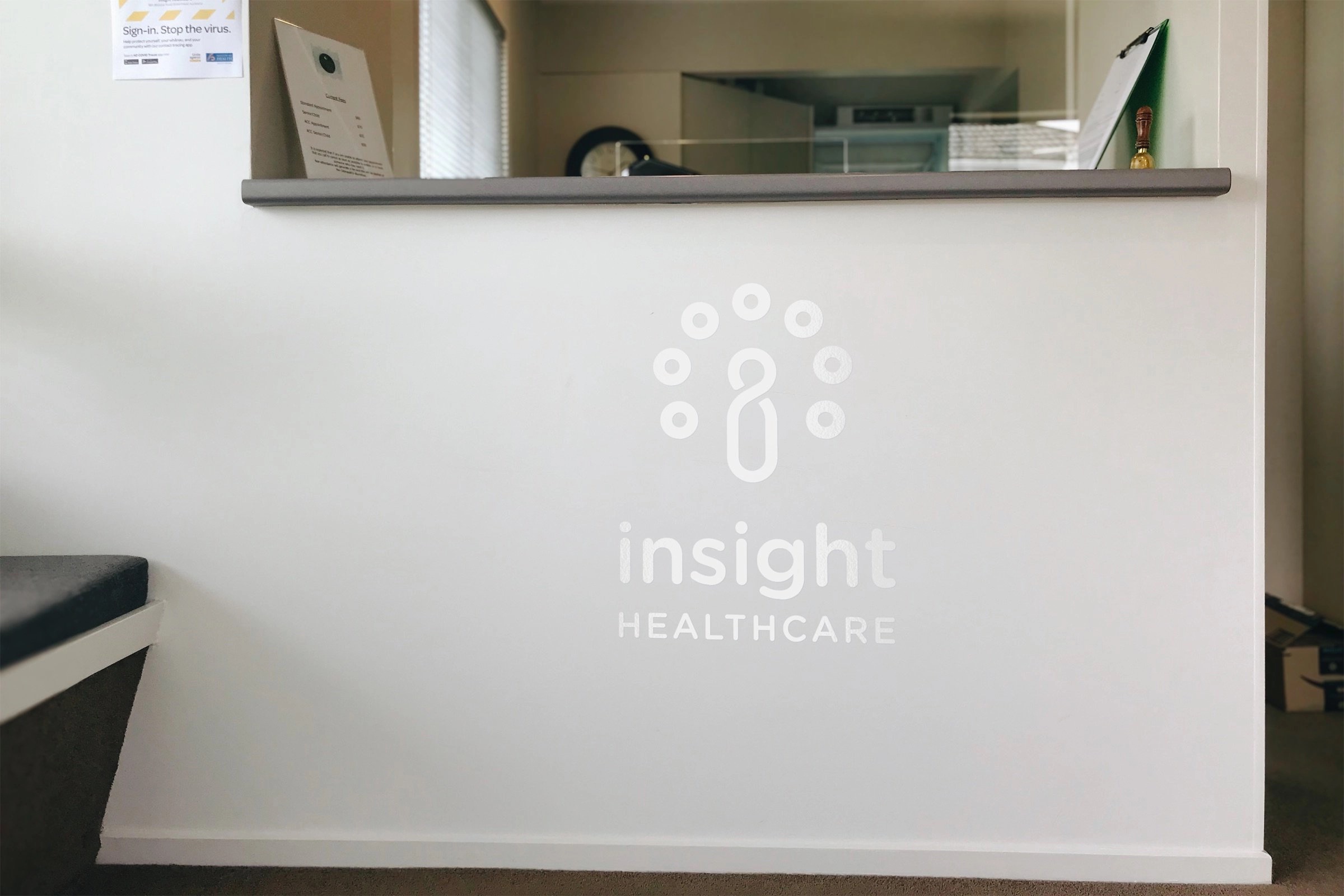 Insight Healthcare wayfinding and signage — facility design