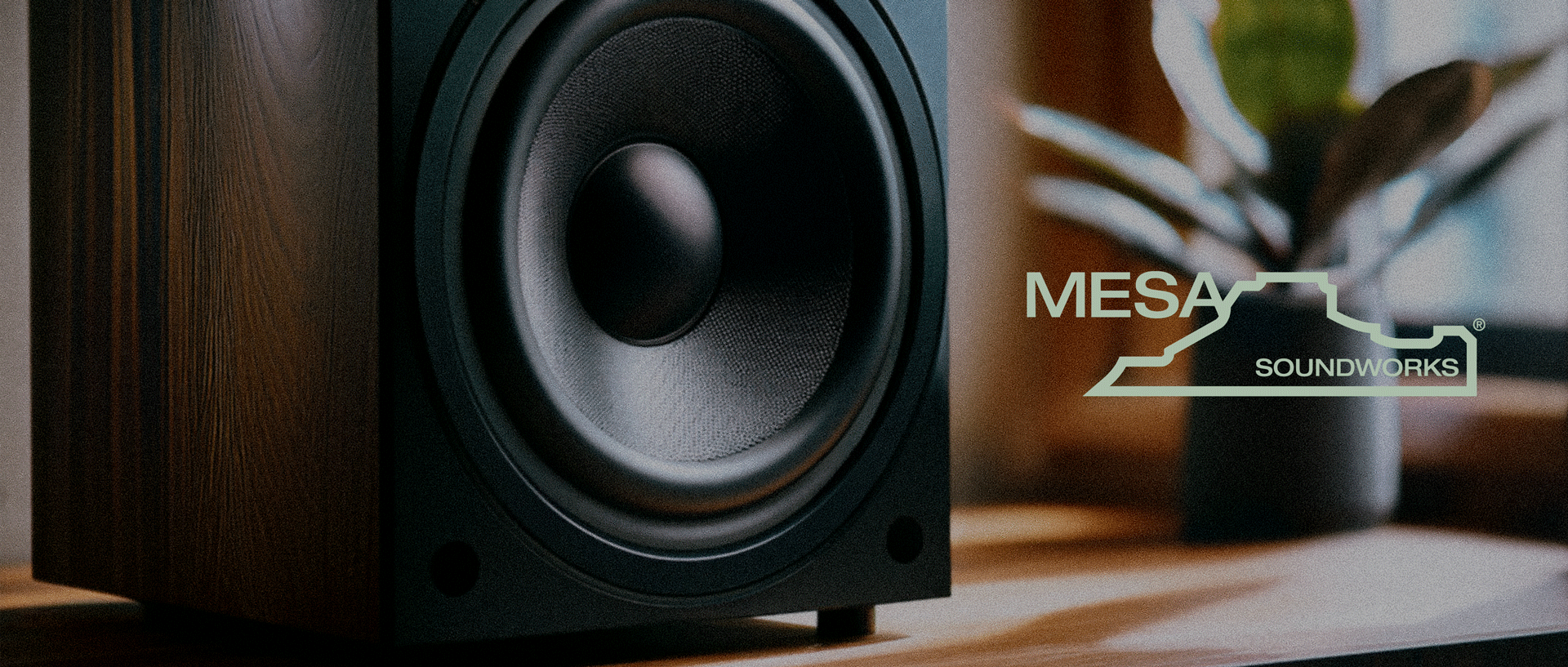 Mesa Soundworks animated logo — audio brand identity design by Liam Robert