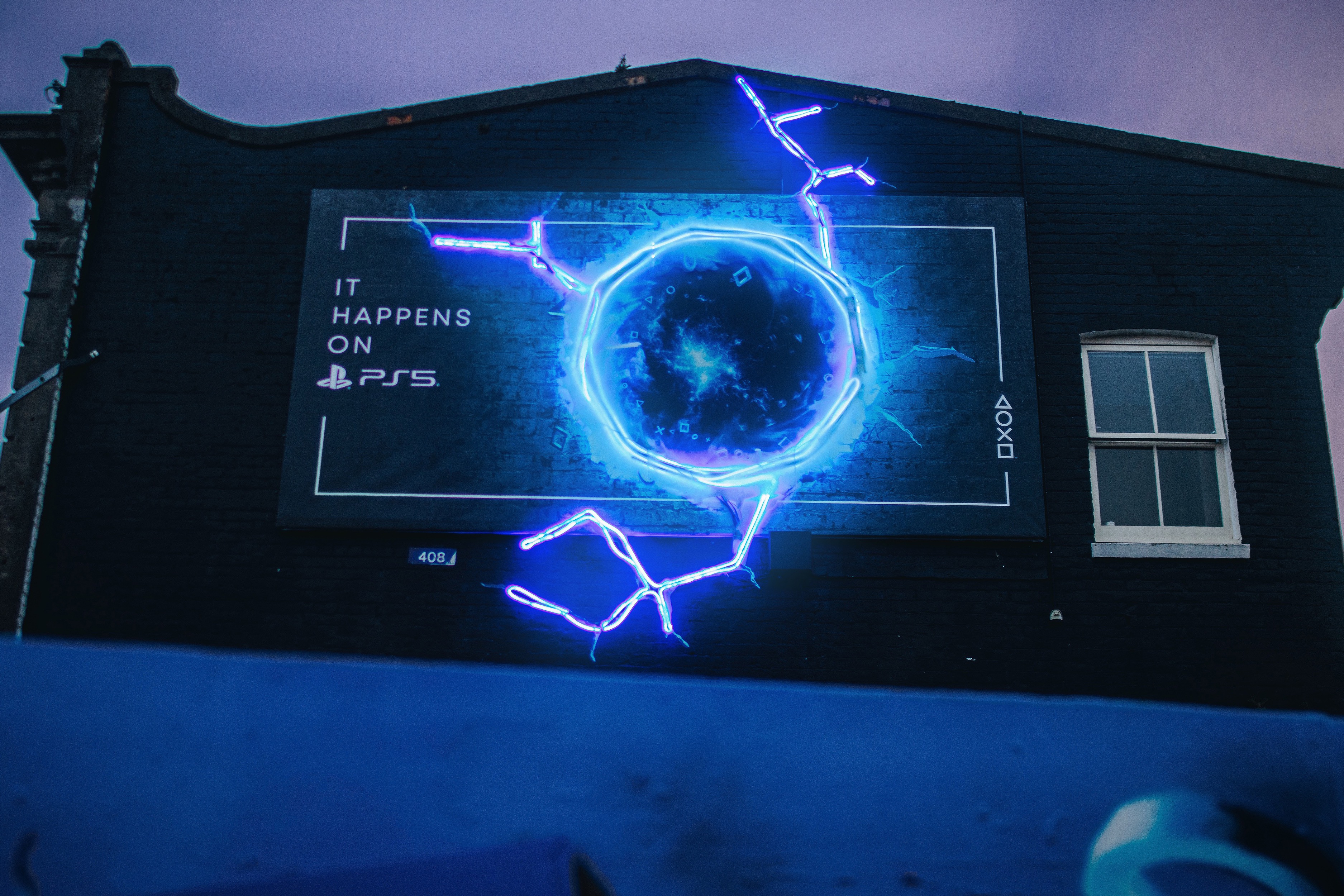 PlayStation It Happens On PS5 display — Alex Evans St view, Auckland