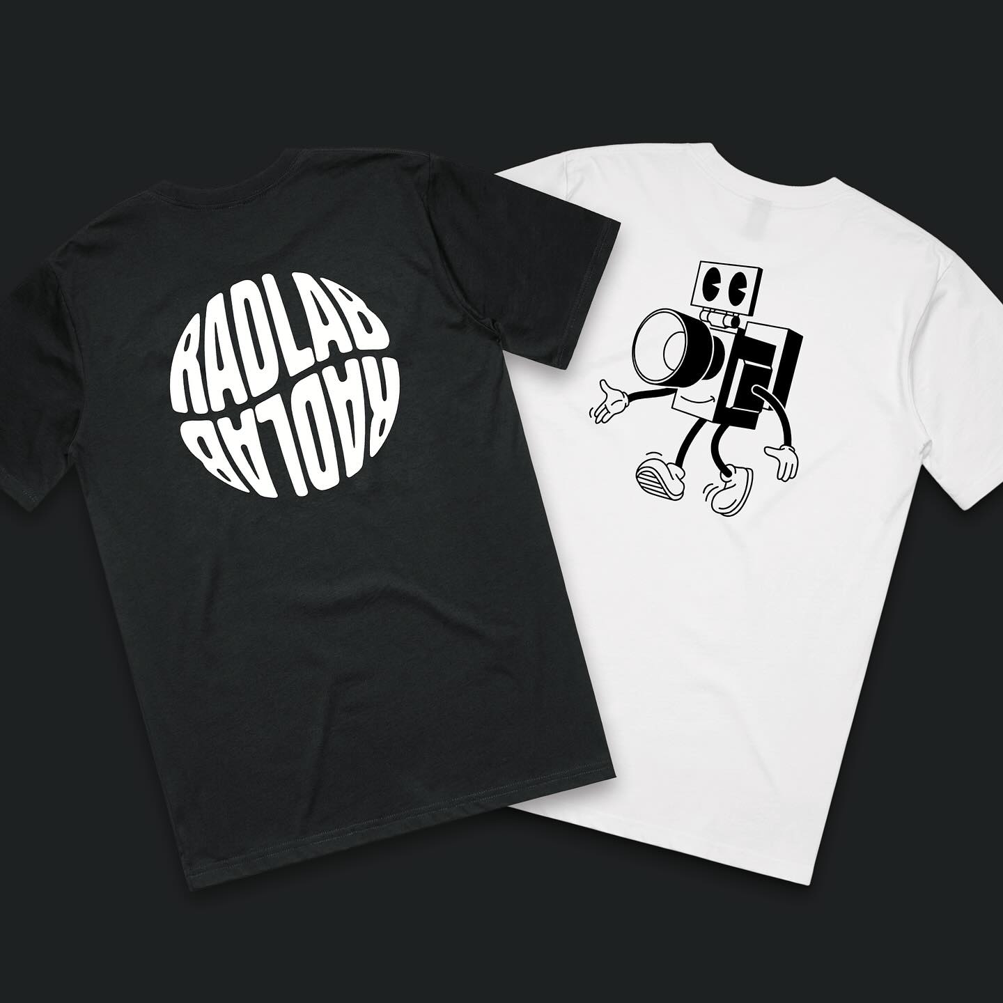 Radlab staff t-shirt — apparel graphic design