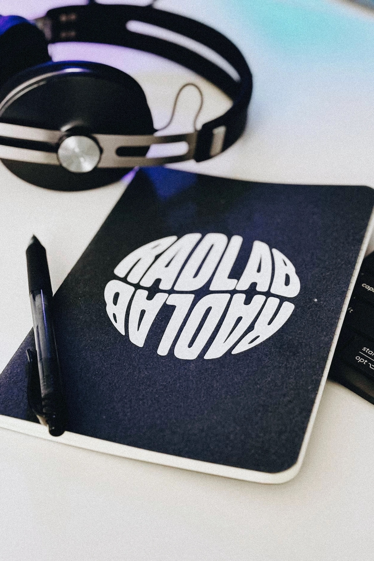 Radlab stationery — A5 notebook design