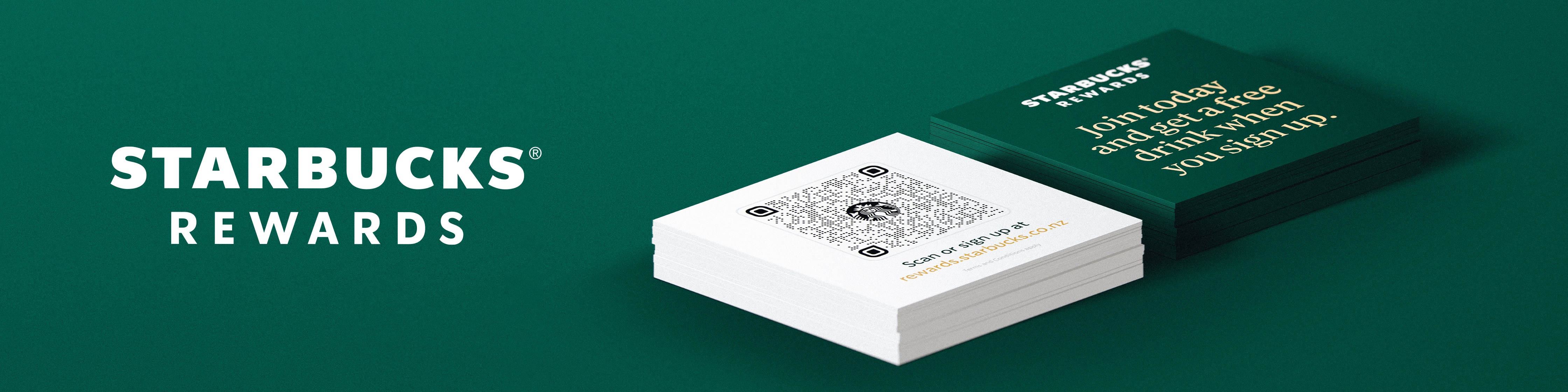 Starbucks NZ Mobile Order and Pay launch — display and signage design by Liam Robert
